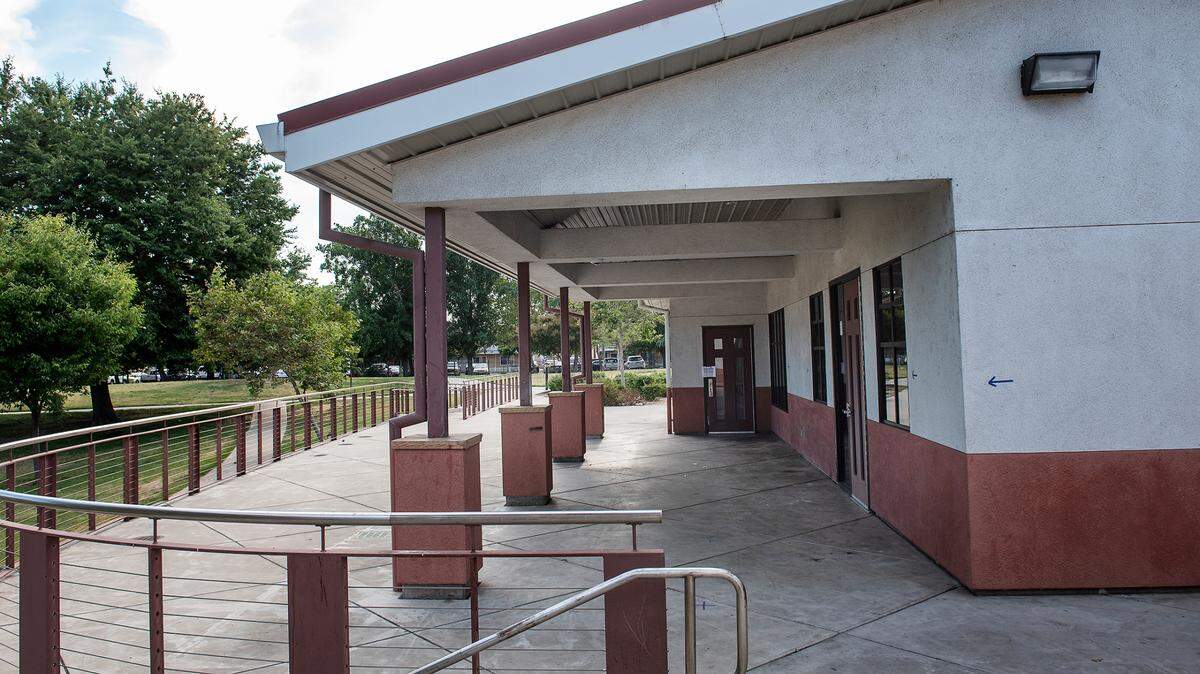 Covid-19 test site at the City of Modesto’s Neighborhood Center at Marshall Park in Modesto, Calif., on Wednesday, June 10, 2020.