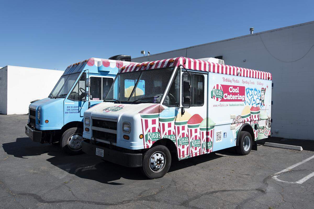 Mango Crazy owners are expanding locations into the former Rita’s Italian Ice stores and will convert the food trucks as well. Photographed in Modesto, Calif., on Wednesday, March. 11, 2020.