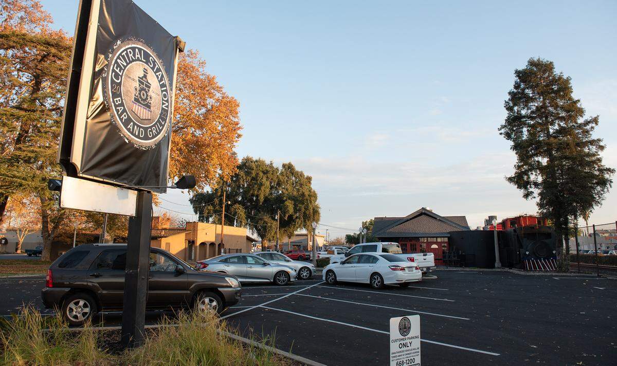 Central Station Bar and Grill in Turlock, Calif., Tuesday, Dec. 6, 2022.
