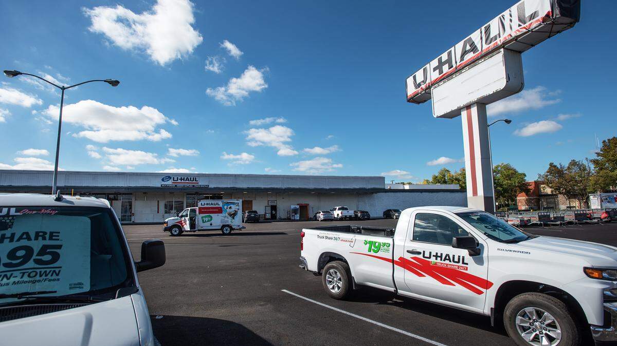 Did U-Haul run out of trucks in California? Pictured is a U-Haul on McHenry Avenue in Modesto.
