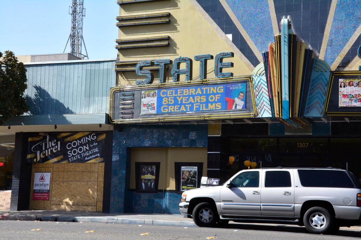 Downtown Modesto’s State Theatre is adding a second screen for the first time in its 85-year history. Pictured Oct. 9, 2019 in Modesto, Calif.