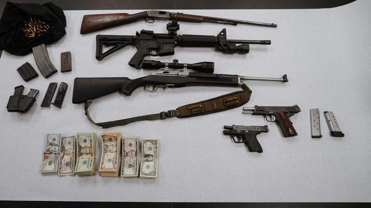 Multiple law enforcement agencies carried out search warrants in Turlock and Ceres which resulted in the confiscation of cash, weapons and approximately $4.5 million in alleged illegal marijuana plants on Tuesday, March 26, 2024.