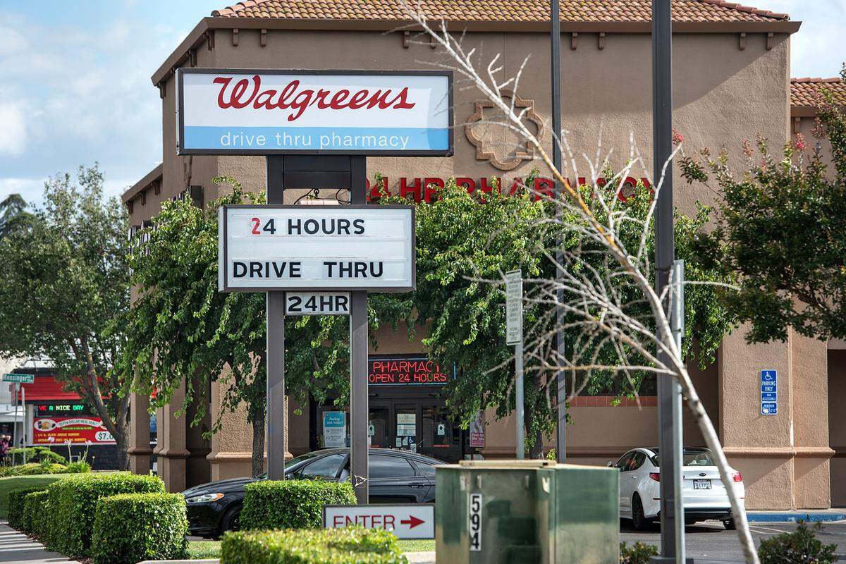 Walgreens pharmacy at McHenry Avenue in Modesto, Calif., on Friday, June 12, 2020. 