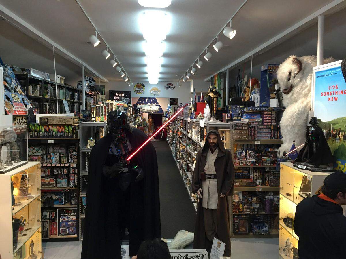 This is just the first wing of Rancho Obi-Wan, home to the world’s largest ‘Star Wars’ collection, housed in Petaluma.