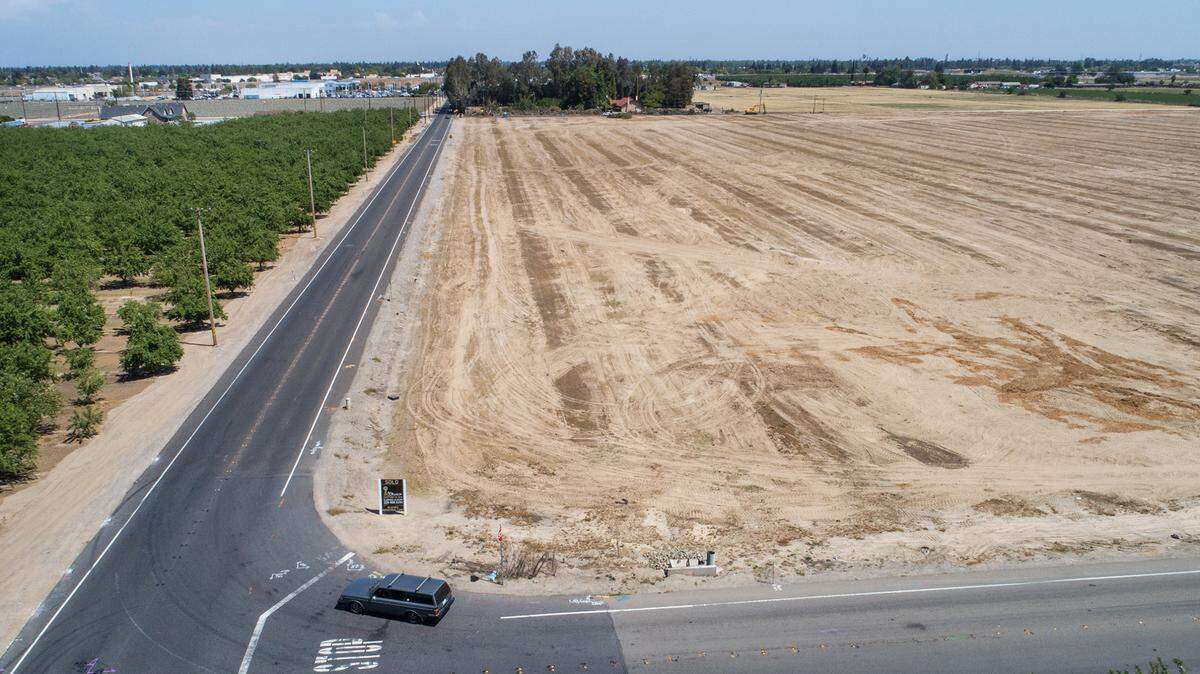 Fulkerth Road and Fransil Lane in Turlock, Calif., on Wednesday, April 21, 2021.