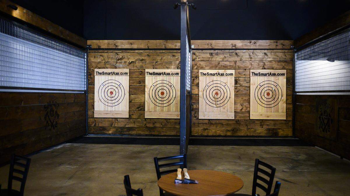 Smart Axe in Rancho Cordova, California, features ax throwing, as will Bellingham Axe at 1414 Cornwall Ave. Appointments can be made through Facebook.