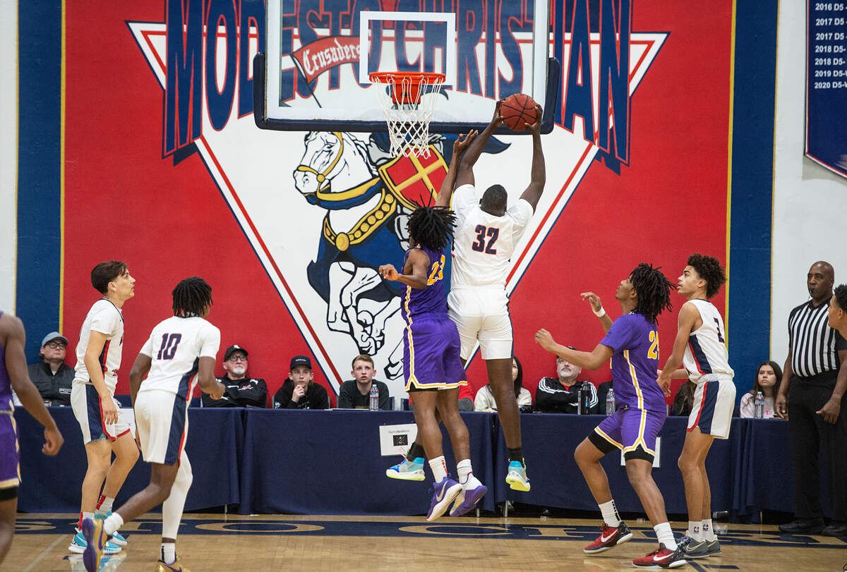 The Crusaders beat Durango of Nevada 77-62 to win the 21st Holiday Hoop Classic in Salida, Calif., on Thursday, Dec. 30, 2021.