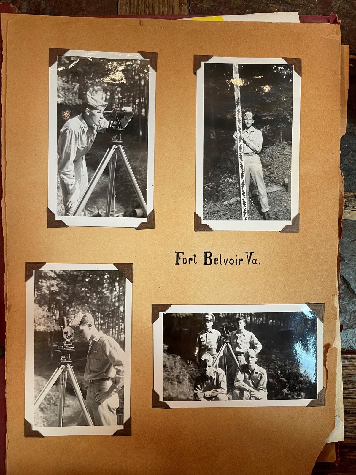 Page from a scrapbook about William F. Maus that was found at a Modesto school and hopefully will be reunited with his family
