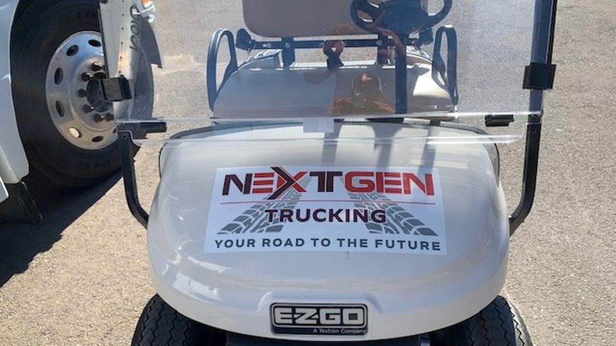 This cart was stolen from Patterson High School over the weekend.