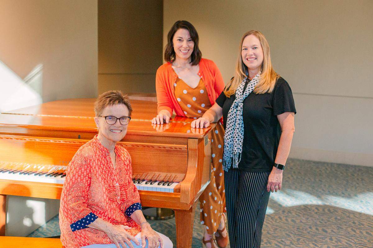 Polly Vasché, Chelsea Foy and Beth Holtan are leading the plan for a new nonprofit children’s choir in Modesto.