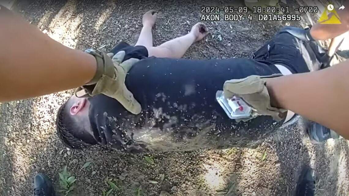 Stanislaus County deputy saves a man suffering from fentanyl overdose. Watch it on video