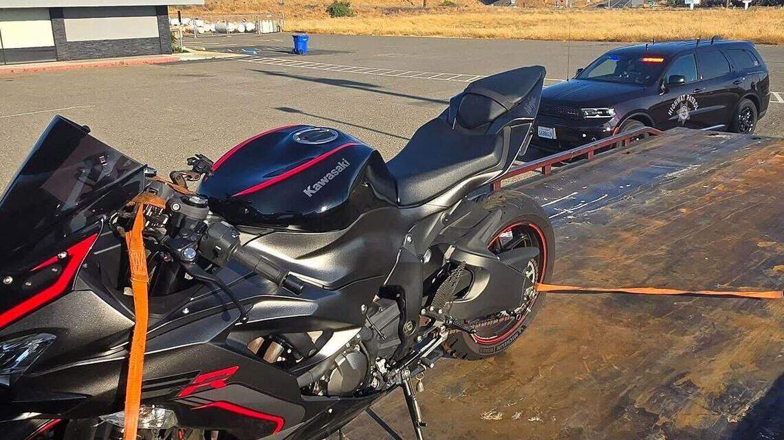 Turlock motorcyclist seen going over 150 mph on Highway 99 cited by CHP