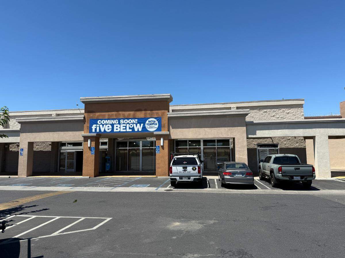 Five Below will replace Party City on McHenry Avenue in Modesto, Calif. Photographed on July 21, 2025.