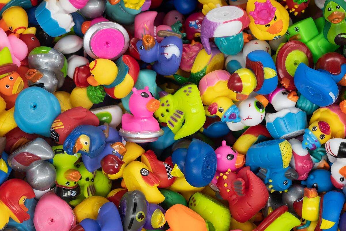 Prizes in a game at Dave & Buster’s entertainment center and restaurant at Vintage Faire Mall in Modesto, Calif., on Thursday, June 2, 2022.