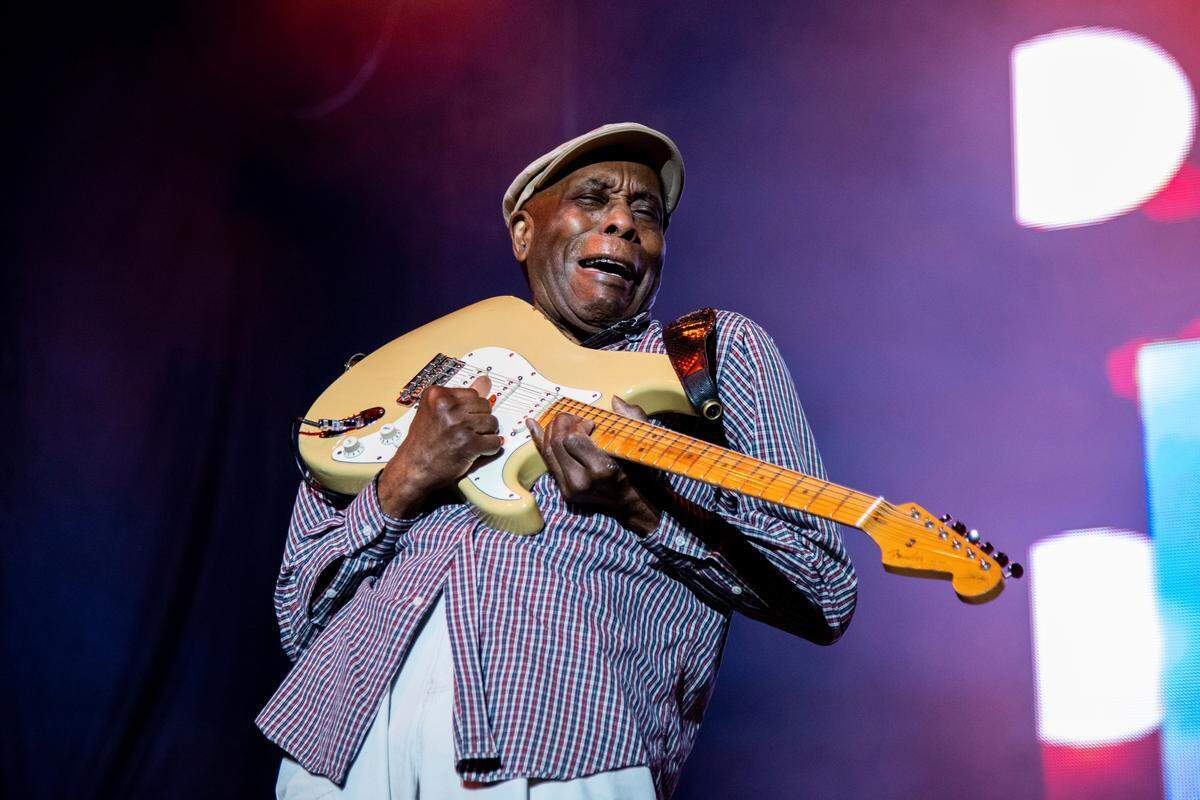 Buddy Guy performs during the Festival d’ete de Quebec on Wednesday, July 10, 2019, in Quebec City, Canada. (Photo by Amy Harris/Invision/AP)