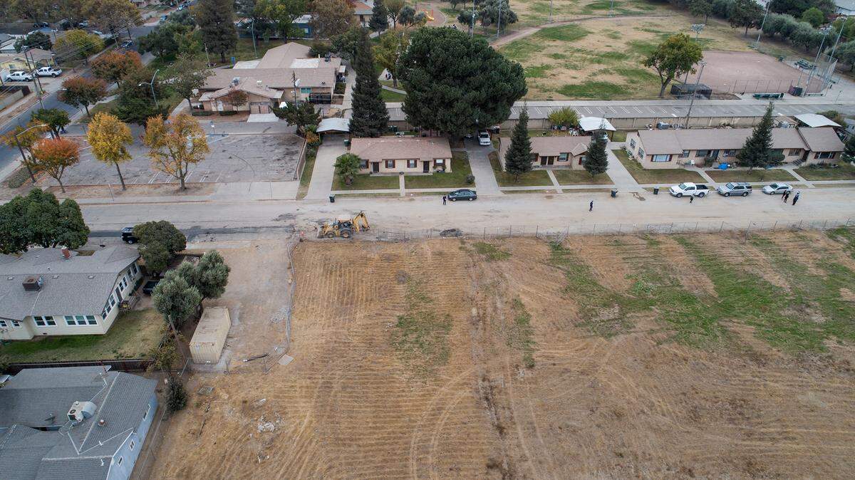 Housing for low-income veterans and seniors has been approved to be built on Vine Street, north of the King Kennedy Center . Photographed in Modesto, Calif., on Tuesday, Nov. 17, 2020. Stanislaus Regional Housing Authority has about $7.4 million in grants and loans for the construction.