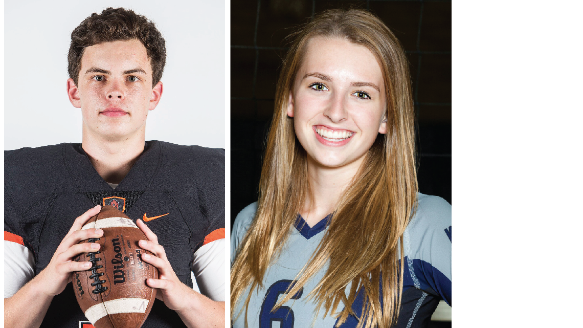 Jake Foss, Merced; Abriana Vander Woude, Stone Ridge Christian