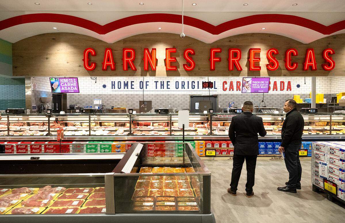 Vallarta Supermarkets butcher shop in Modesto, Tuesday, Feb. 4 , 2025.