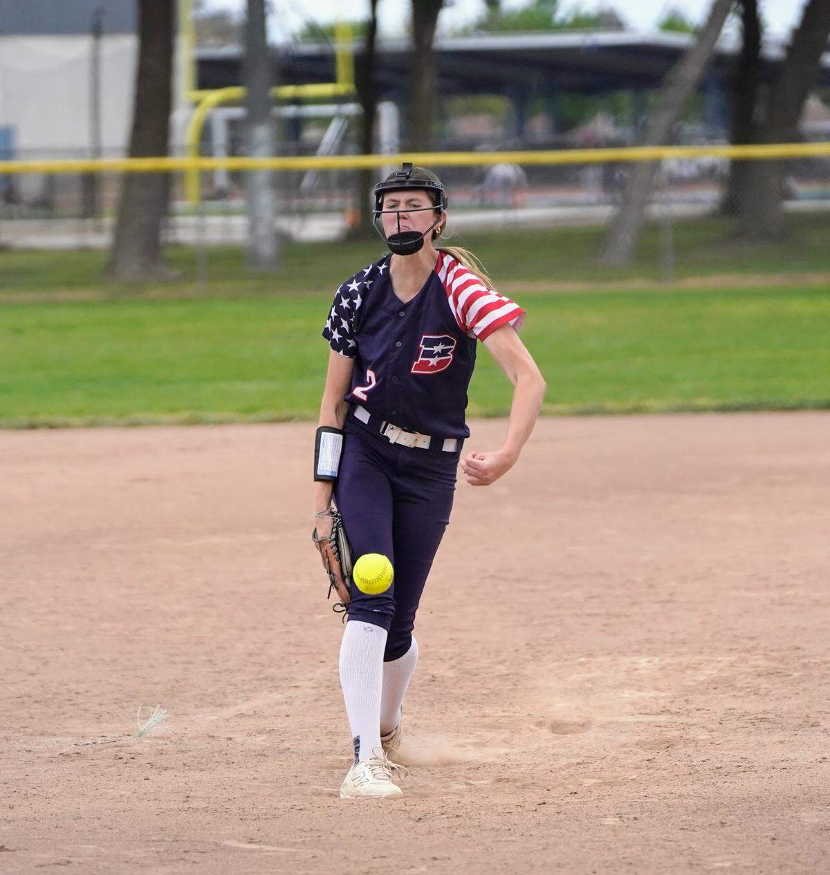 Beyer pitcher Jordyn Lish delivers a pitch during a Western Athletic Conference game against Livingston at Beyer Community Park on Friday, April 25, 2025.