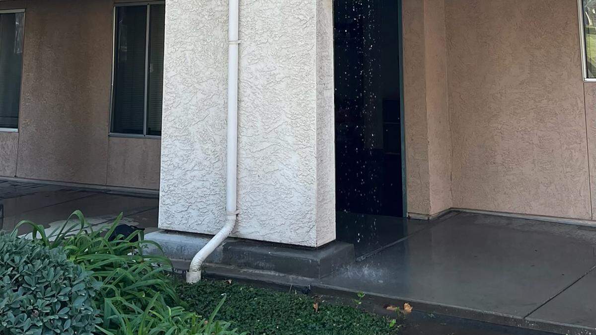 Twenty-three Stanislaus State students were displaced Thursday, Oct. 19, 2023, after a sprinkler head broke and gushed water in their dorm. The students were placed in other university housing. 
