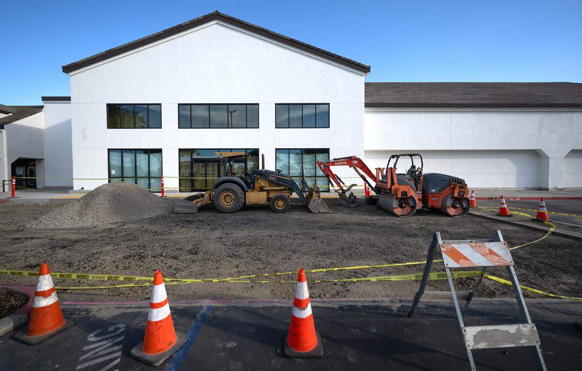 Future location of Vallarta Supermarkets in Wood Colony Plaza in Modesto, Calif., Tuesday Oct. 8, 2024.