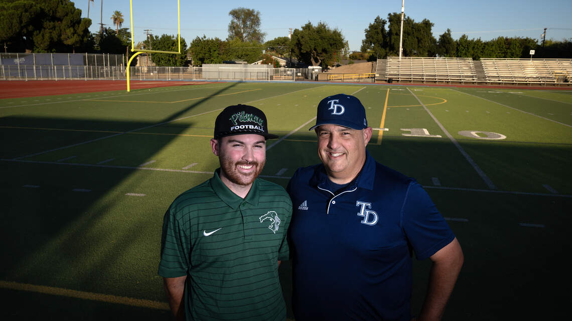 Father-son matchup takes center stage in Downey-Pitman CCAL football contest