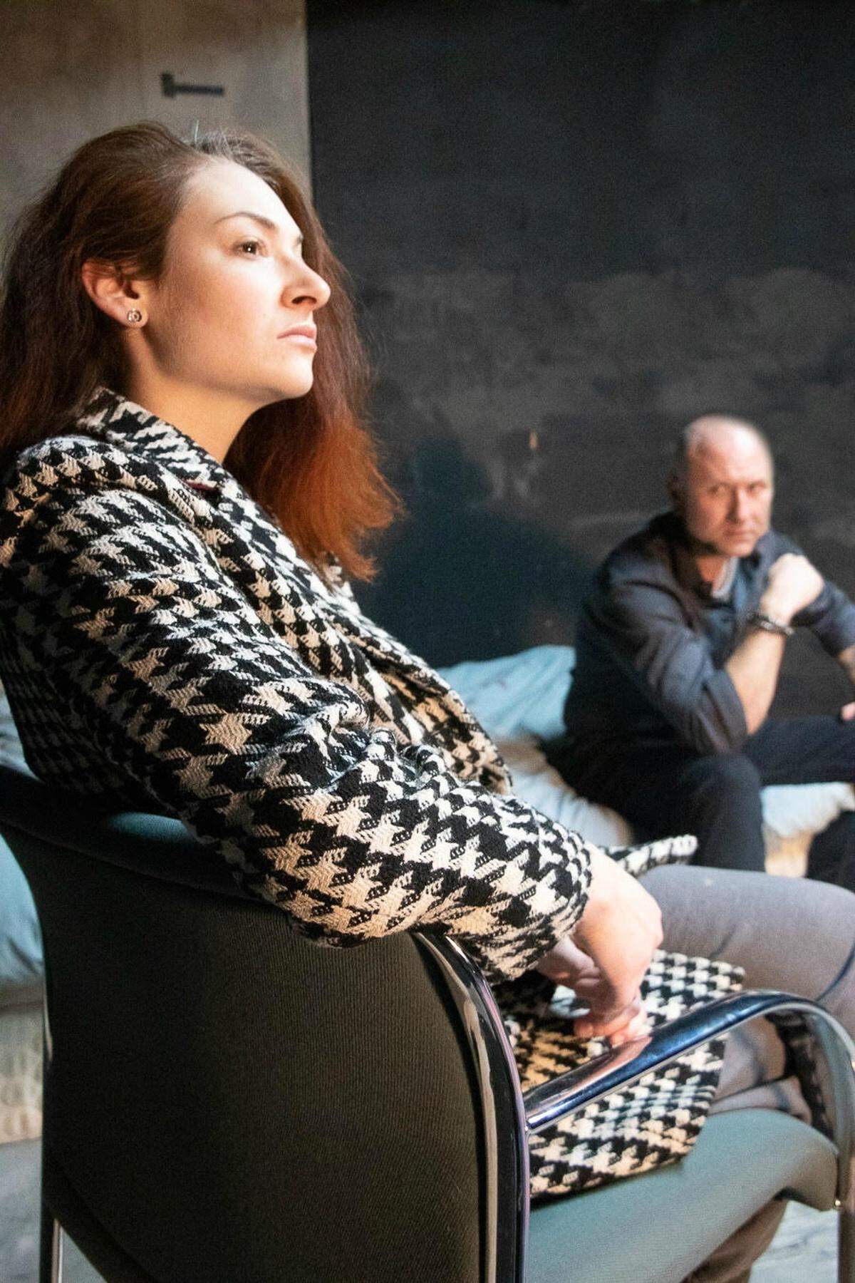 Delawna McKinney and Chris Holland star in Center Stage Conservatory’s “Her Body and The Fall.”