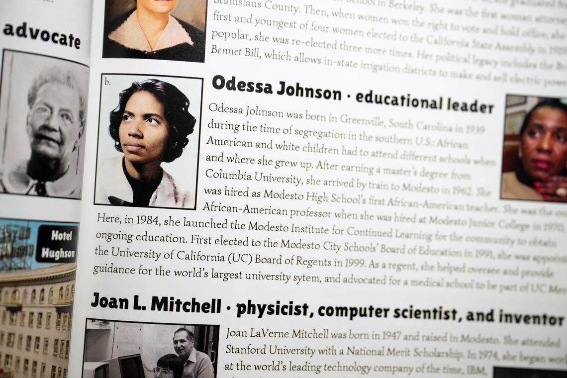 Modesto educator Odessa Johnson is recognized in the second edition of the book “StaniStory: Change and Continuity in Stanislaus County”.