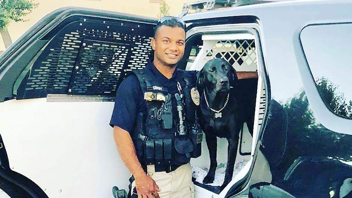 Newman Police Cpl. Ronil Singh was killed December 26th, 2018 during a traffic stop at Merced Street and Eucalyptus Avenue in Newman, Calif.
