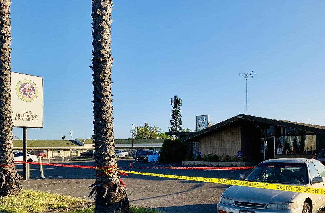 Here is the scene Sunday morning, hours after three people were shot inside the Tilted Turtle Bar & Grill at 710 N. Ninth Street in Modesto, CA, on Sunday, April 21, 2019.