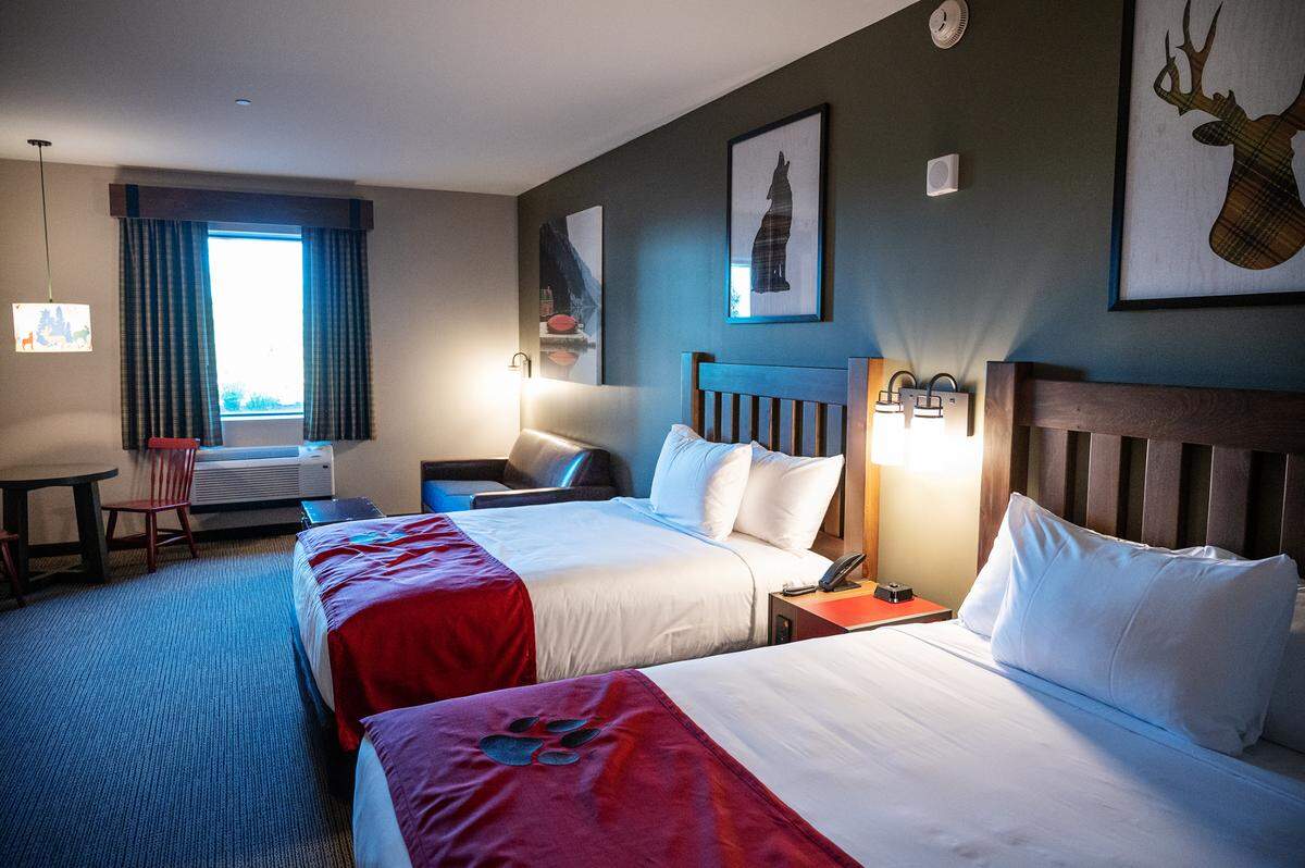 A suite at the Great Wolf Lodge in Manteca, Calif., on Monday, May 25, 2021.