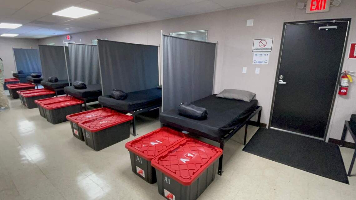 Manteca debuts homeless dorms. Site also could get 192 affordable apartments near ACE depot