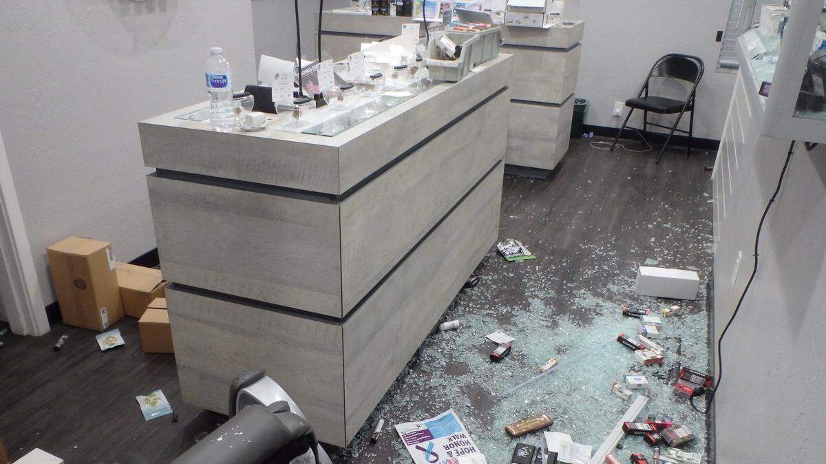 The Hazy Bulldog Farms cannabis dispensary on Mono Way in Sonora was burglarized Sept. 11, 2019. The owner told police that $69,000 in products were taken.