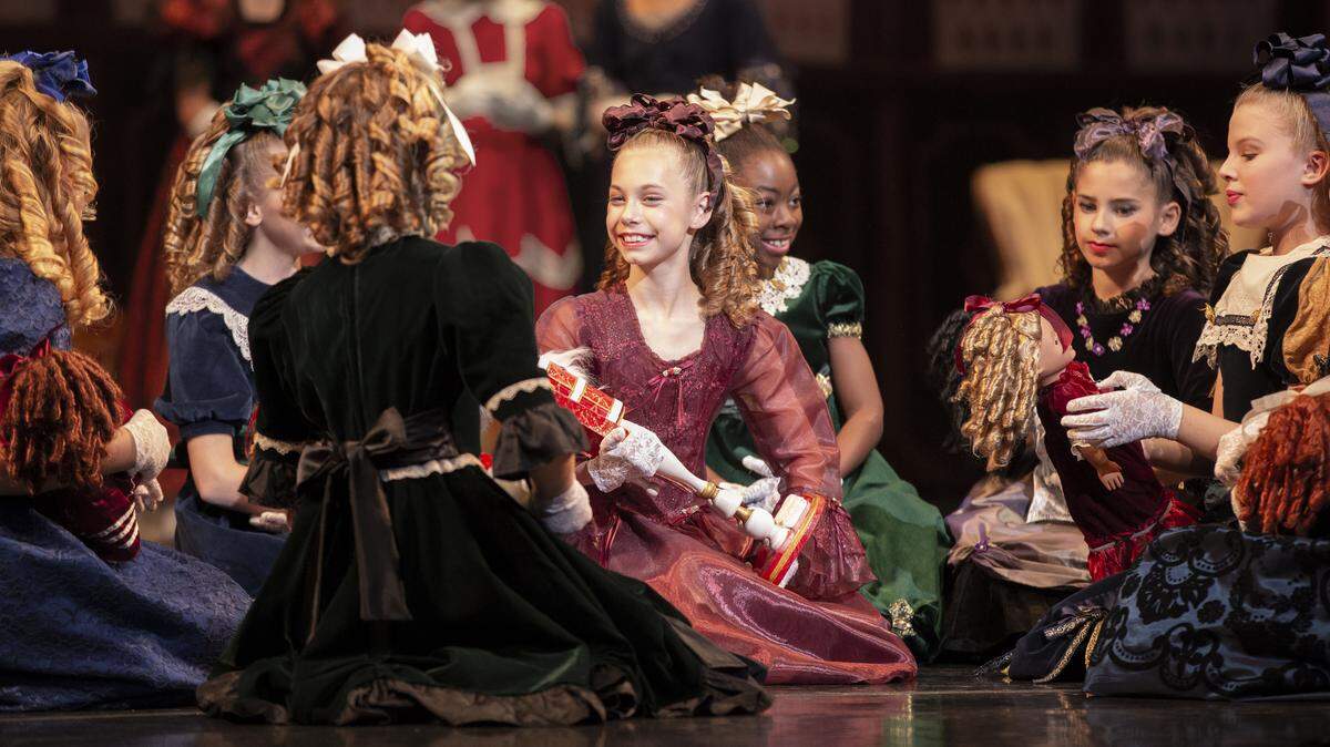 Carly Whitemyer stars as Clara in Central West Ballet’s “Nutcracker.”