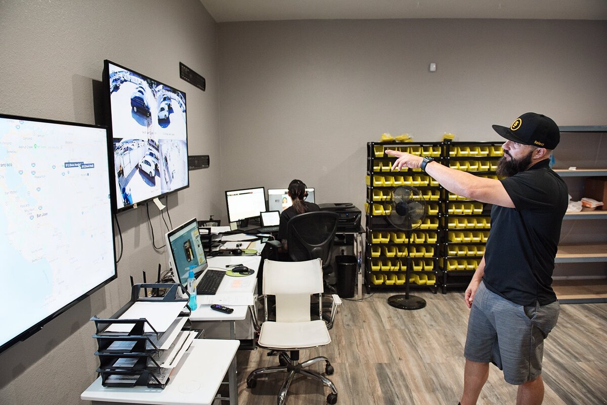 General manager Doug Mutoza shows the delivery room at at Empire Health and Wellness dispensary in Empire, Calif., on Friday, September 7, 2018.