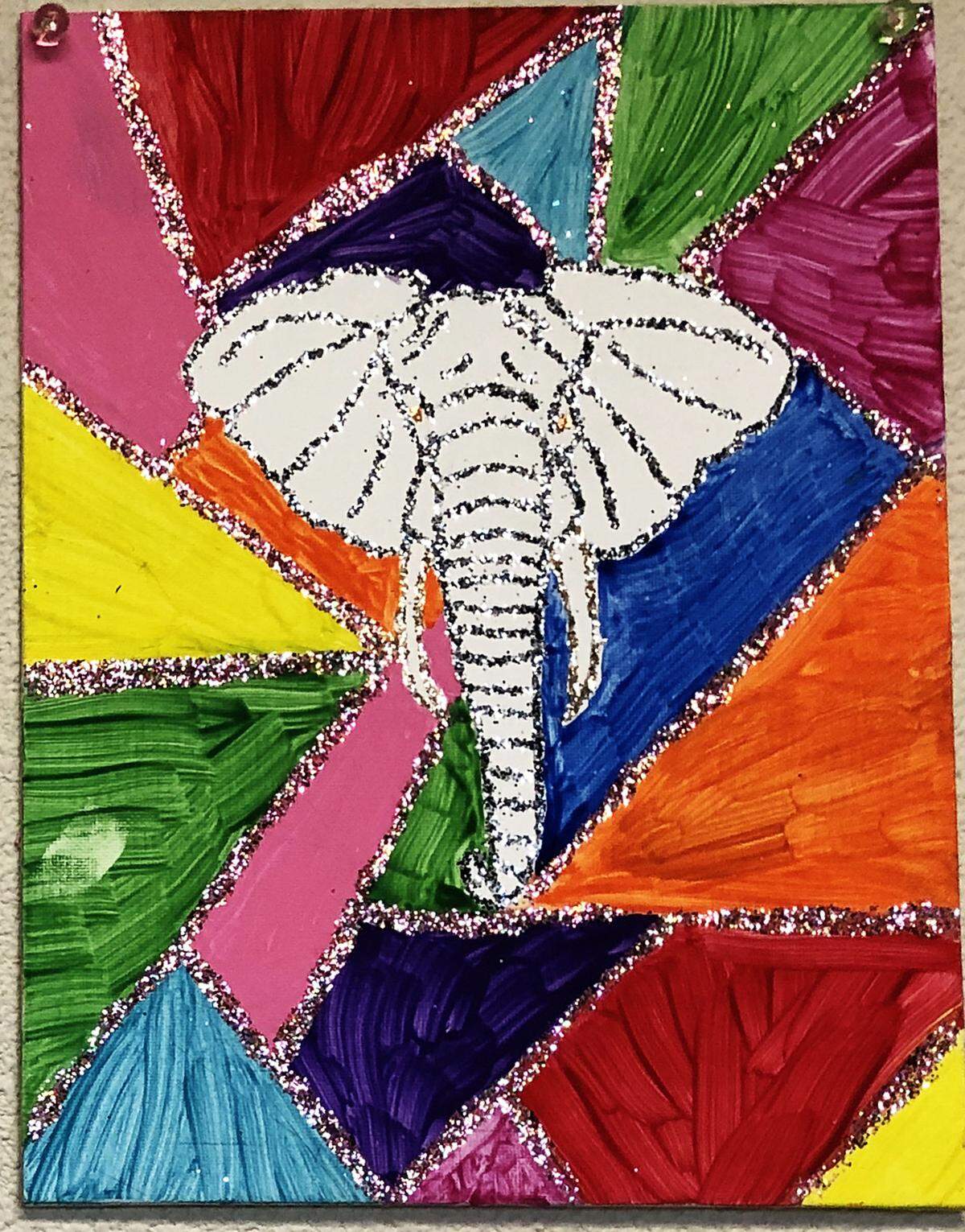 Artwork, part of art therapy, from the pregnant and teen refugees at Bethany Christian Services in Modesto, Jan. 24, 2020.