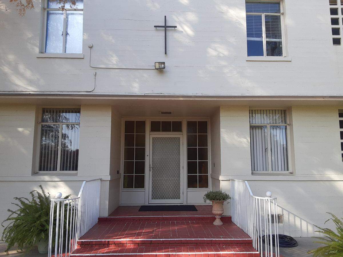 The Sisters of the Cross of the Sacred Heart of Jesus convent on Maze Boulevard in Modesto has a new gas meter and a new gas line. Photographed Monday, Nov. 21, 2022.