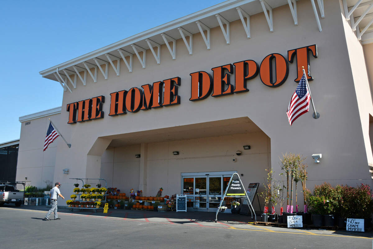 The Home Depot will construct a new tool rental center at its existing Monte Vista Crossings location. Pictured Oct. 15, 2021 in Turlock, Calif.