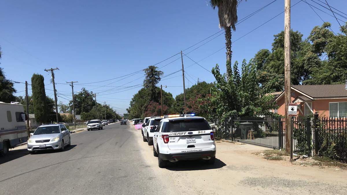 Stanislaus County sheriff’s officials investigating a stabbing reported shortly before 11:30 a.m. Saturday Aug. 17, 2019, in the 600 block of Olivero Road, just east of Crows Landing Road in Modesto, California.