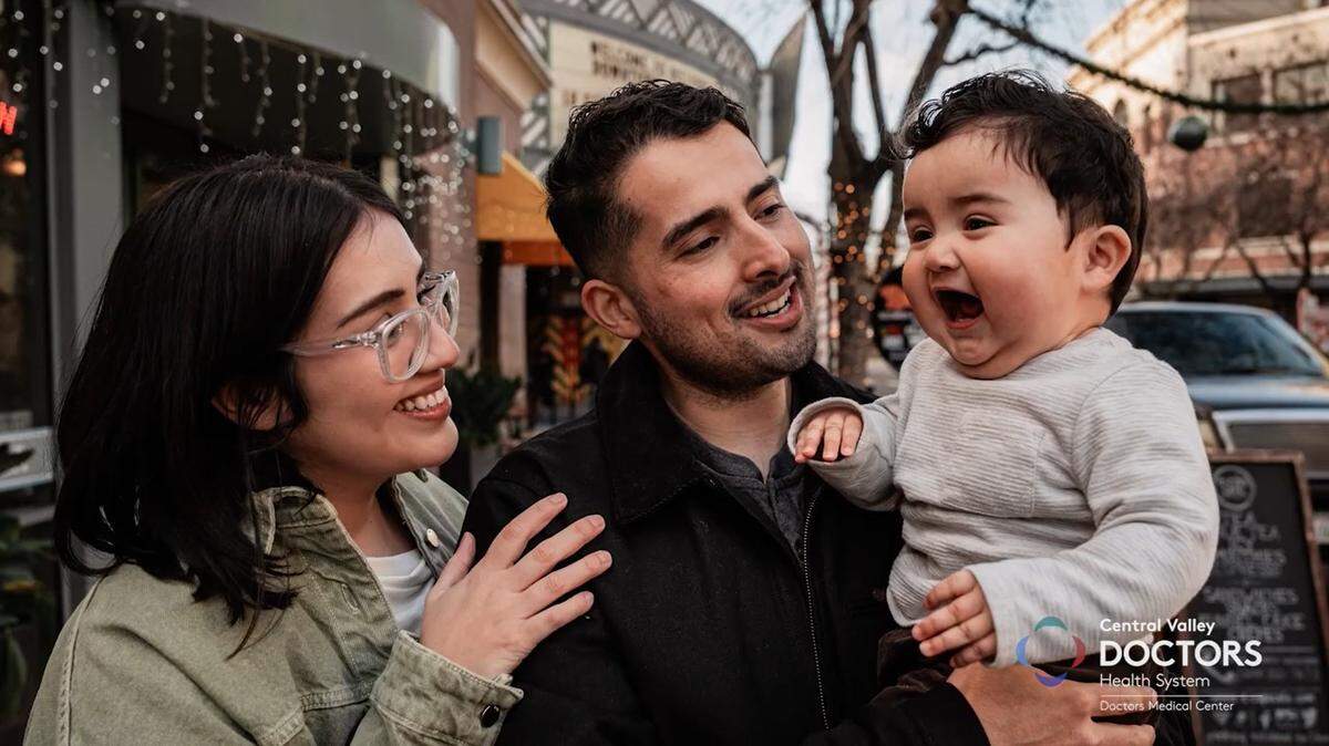 Denise Guerrero and her family in a still from the video ‘Denise - Patient story | How Doctors Medical Center Saved my Life’