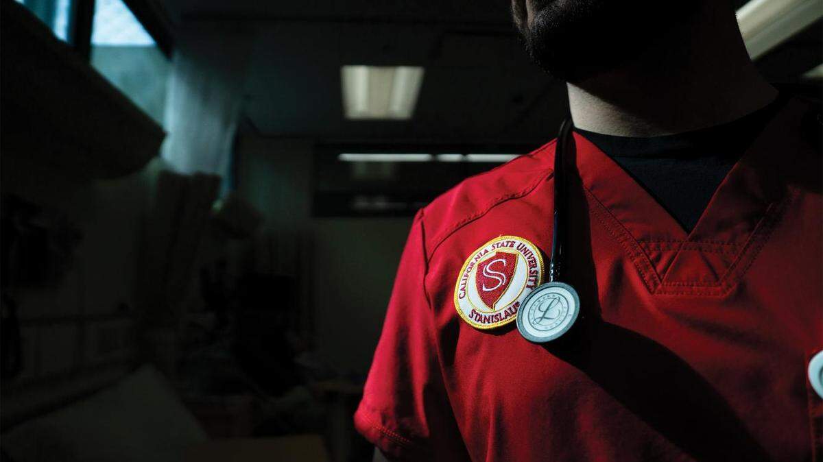 Facebook photo of Stanislaus State nursing student