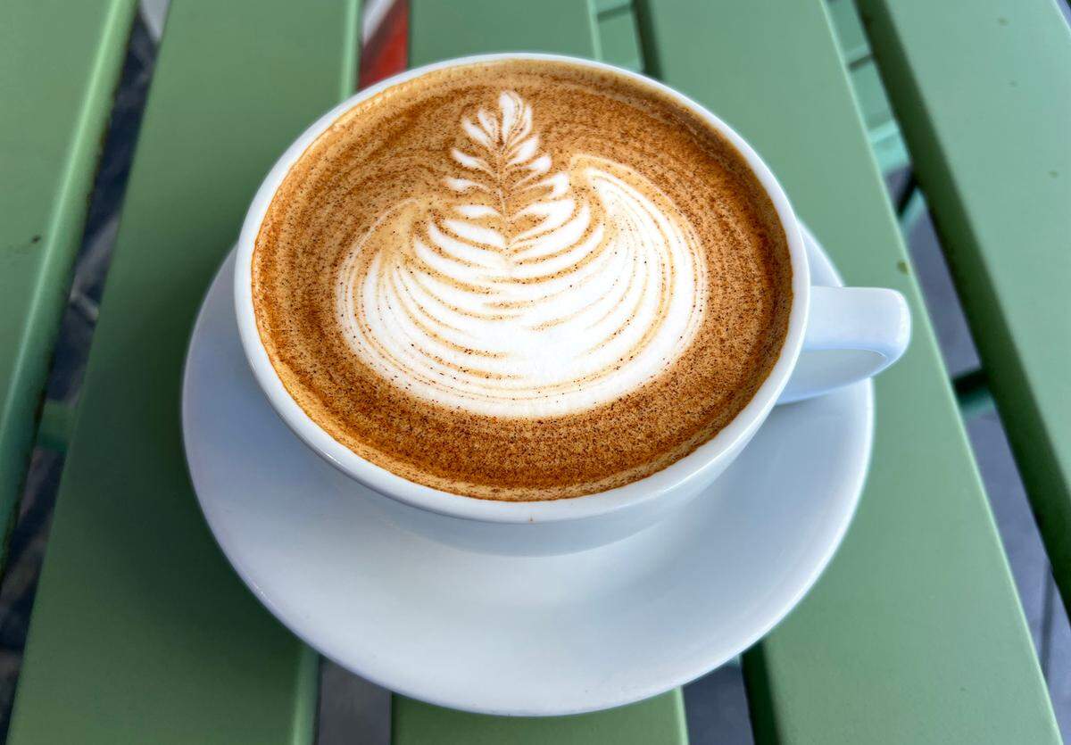 Preservation Coffee & Tea in downtown Modesto features a seasonal maple cinnamon latte.