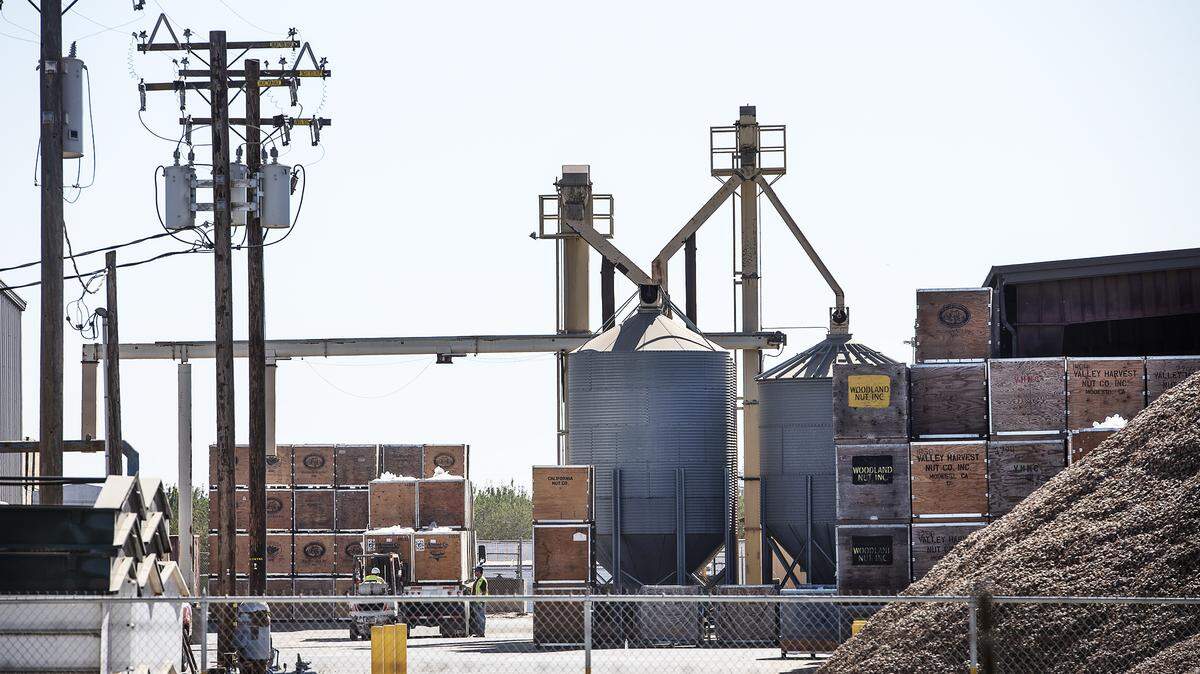 Hughson Nut Company in Hughson, Calif., Tuesday, Oct. 22, 2019.