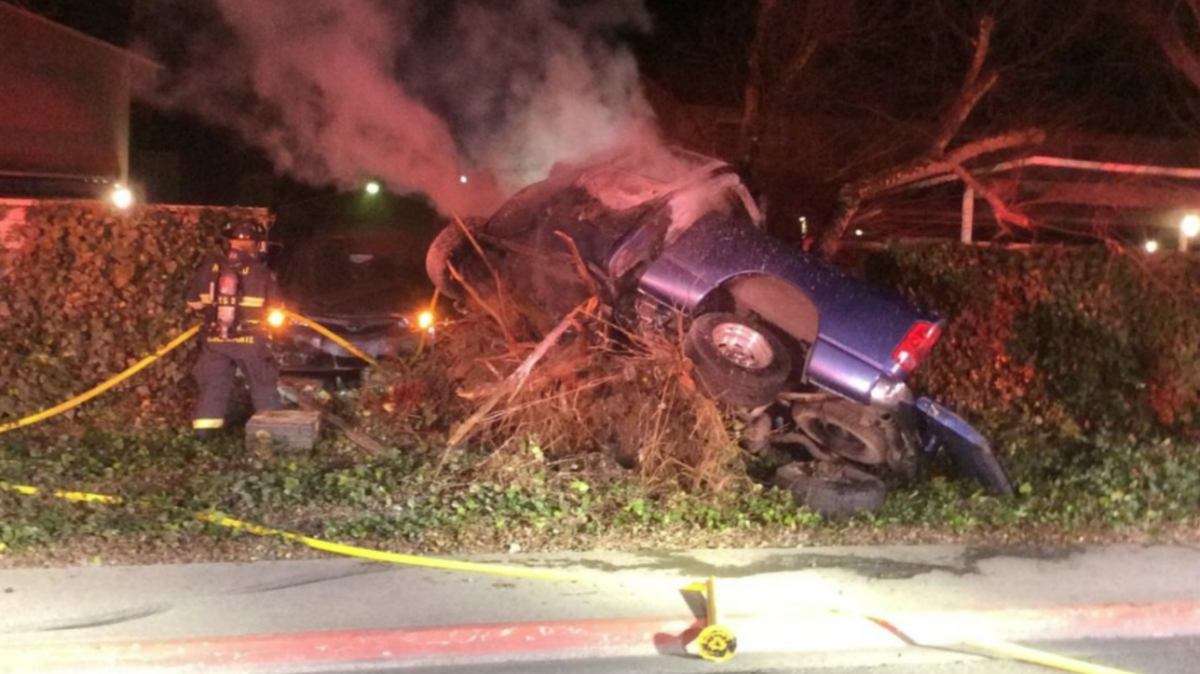 Two people died in a single-vehicle accident on Sylvan Avenue in north Modesto, California, early Thursday morning.
