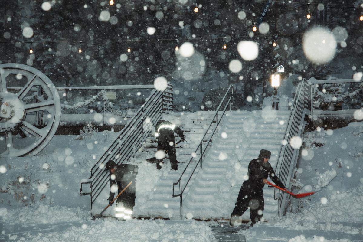 The Dodge Ridge Mountain Resort near Pinecrest, Calif., prepares for its Dec. 27, 2025, season opening.