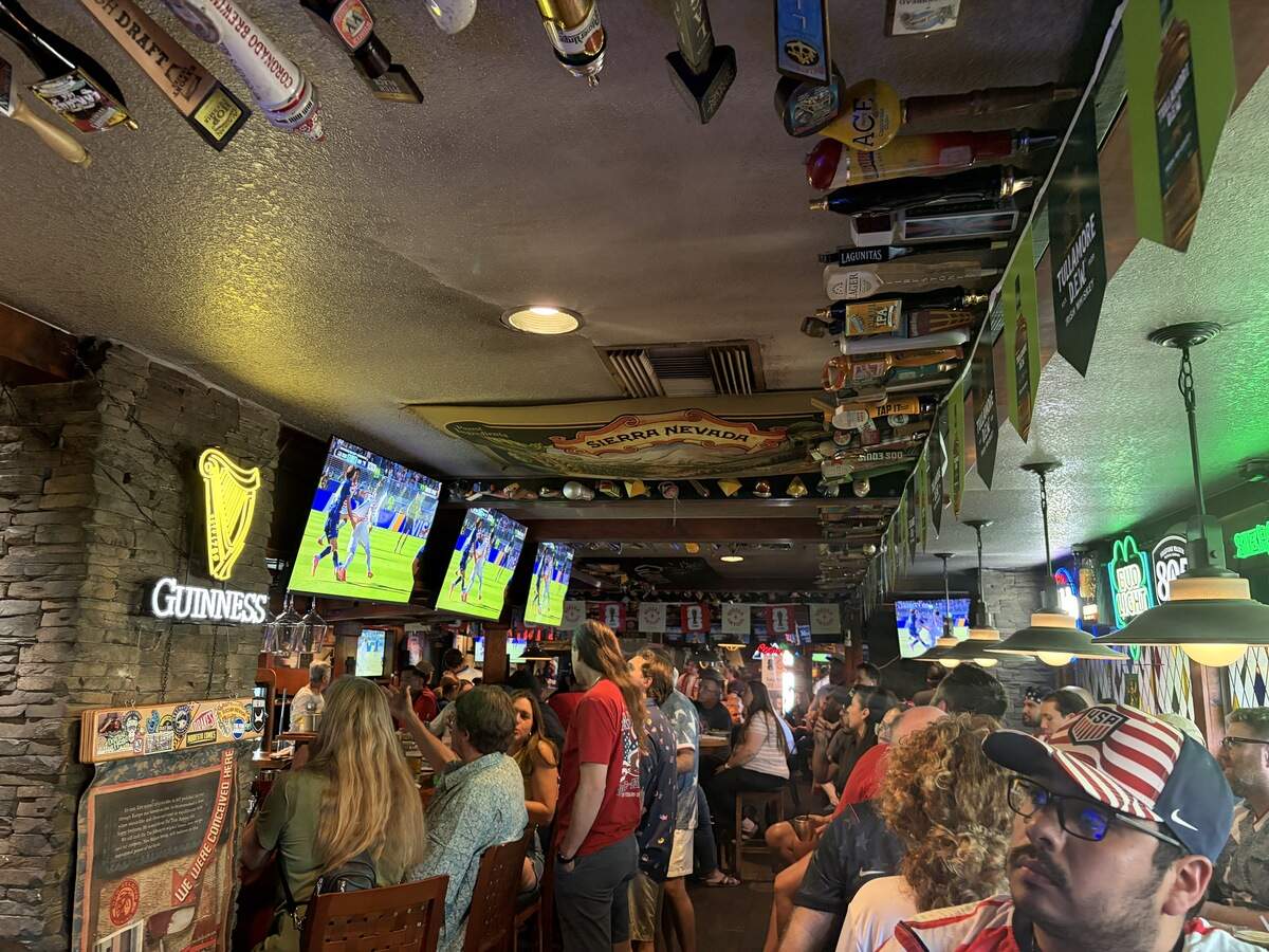 Patrons of the local pub P. Wexford’s expressed joy that soccer was growing in popularity as the USMNT played in Santa Clara Wednesday evening.