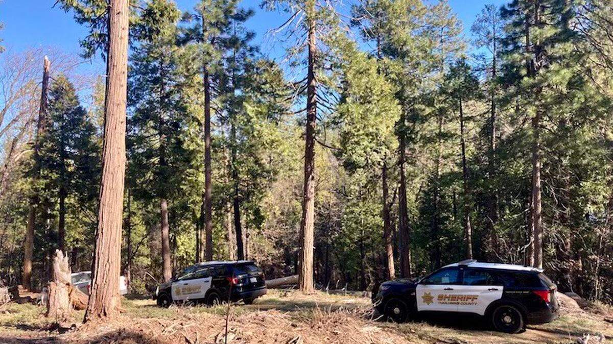 Human remains were discovered in a ravine near a former golf course in Tuolumne County Monday, Jan. 24, 2022.