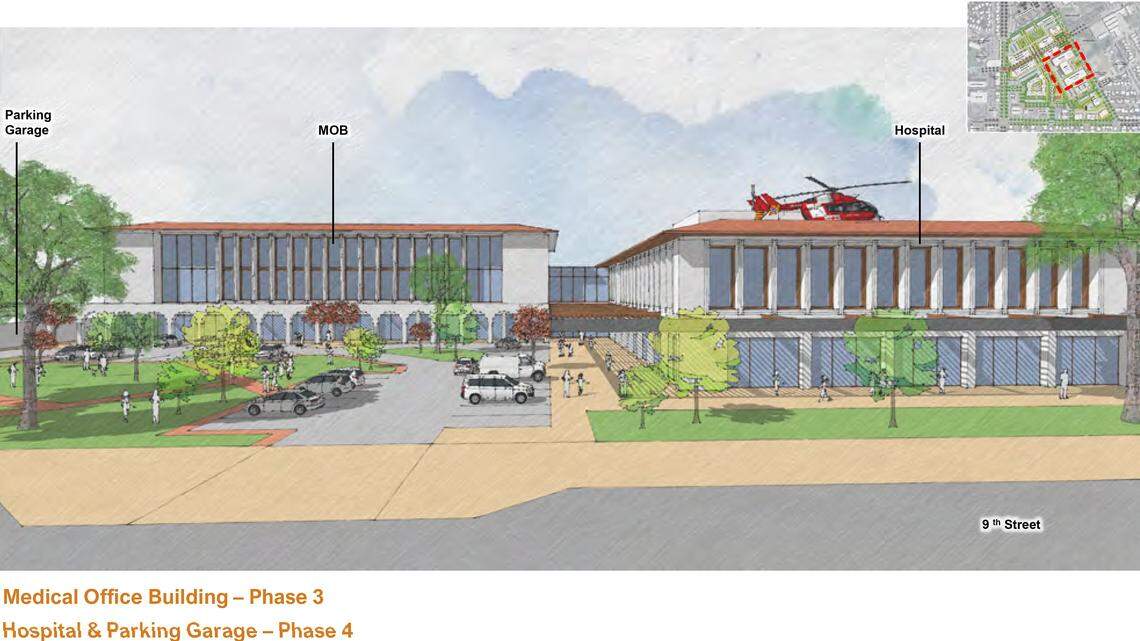 Patterson could have a hospital once again, amid new apartments near downtown