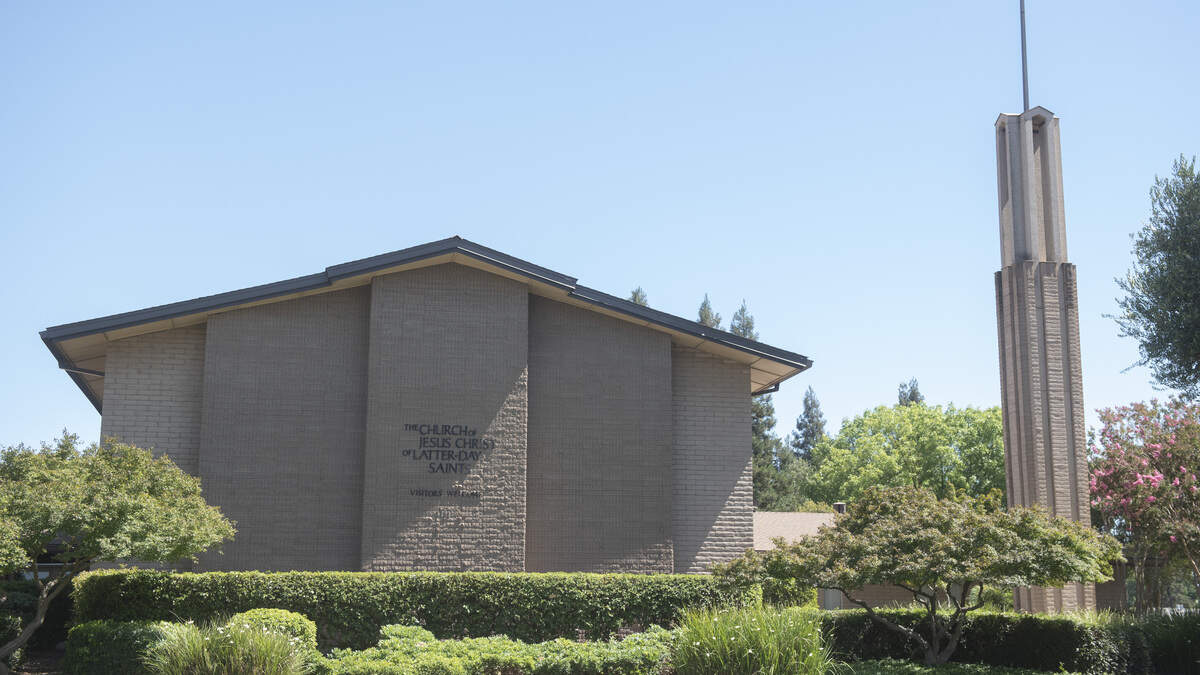 The Church of Jesus Christ of Latter-day Saints meetinghouse in Oakdale is pictured on Tuesday, June 30, 2026. Prosecutors said Teancum Garza targeted members of the congregation in a series of incidents that ultimately led to a negotiated plea agreement and a 10-year prison sentence with a recommendation for mental health treatment.