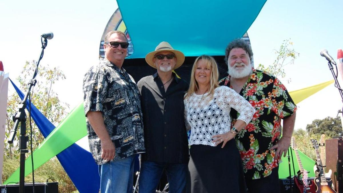 The Modesto-based rock group Silvermoon Band, shown in 2015, consists of, from left, Barry Day, Ken Daniel, Lori Salsa and Rick Barnes. They are celebrating 40 years together.